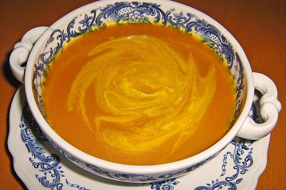 Kürbis - Wasabi - Suppe