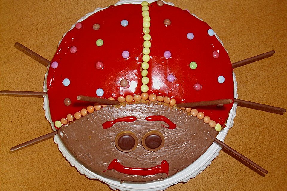 Kindertorte "Marienkäfer"