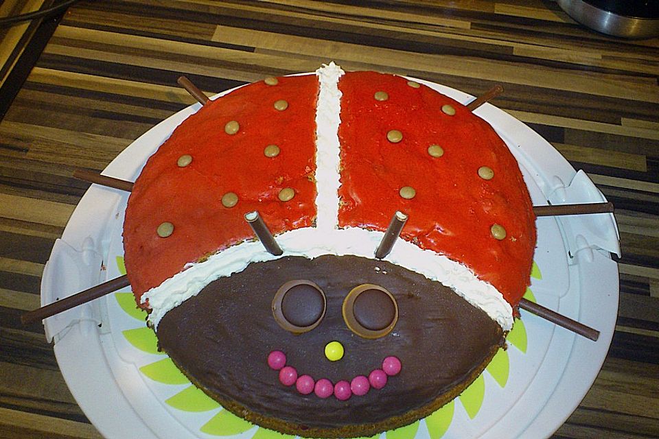 Kindertorte "Marienkäfer"