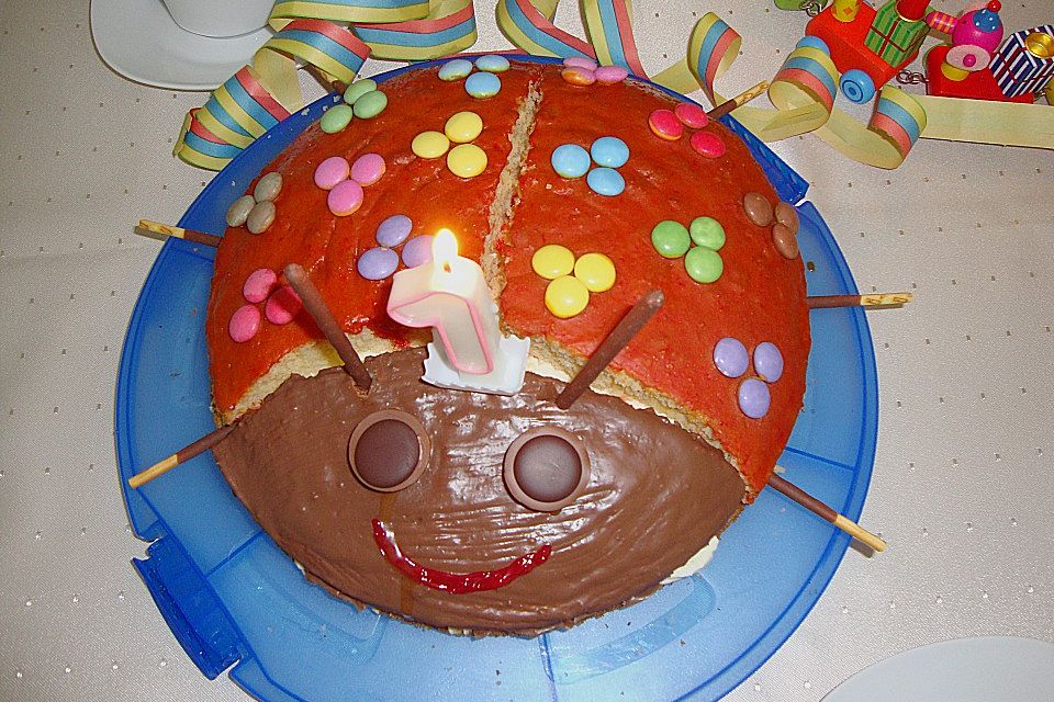 Kindertorte "Marienkäfer"