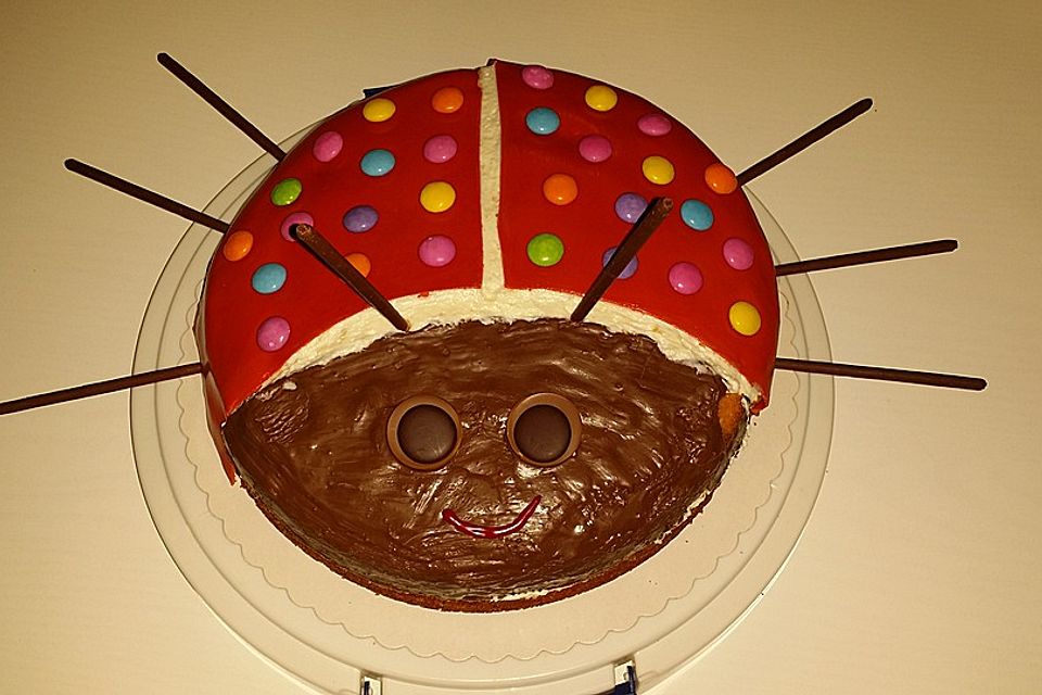 Kindertorte "Marienkäfer"