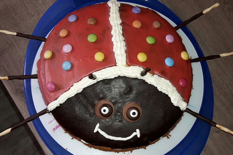 Kindertorte "Marienkäfer"