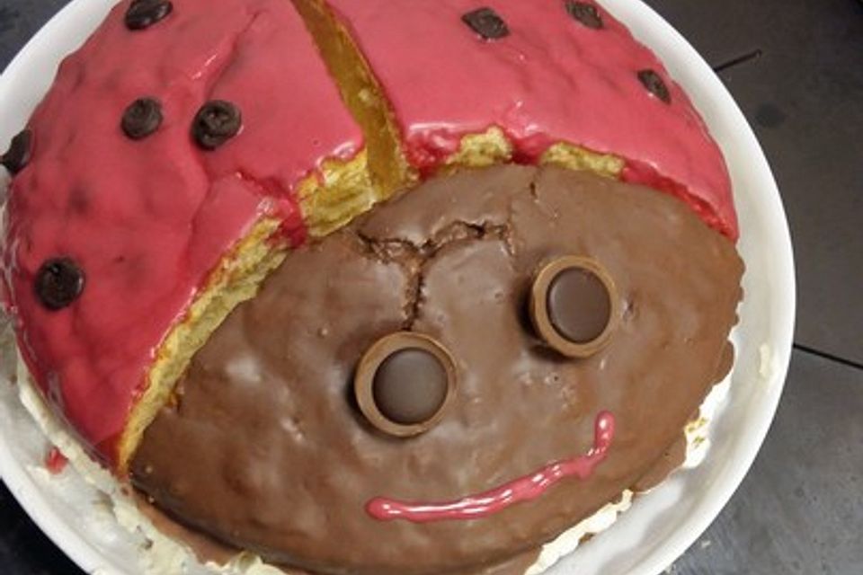 Kindertorte "Marienkäfer"