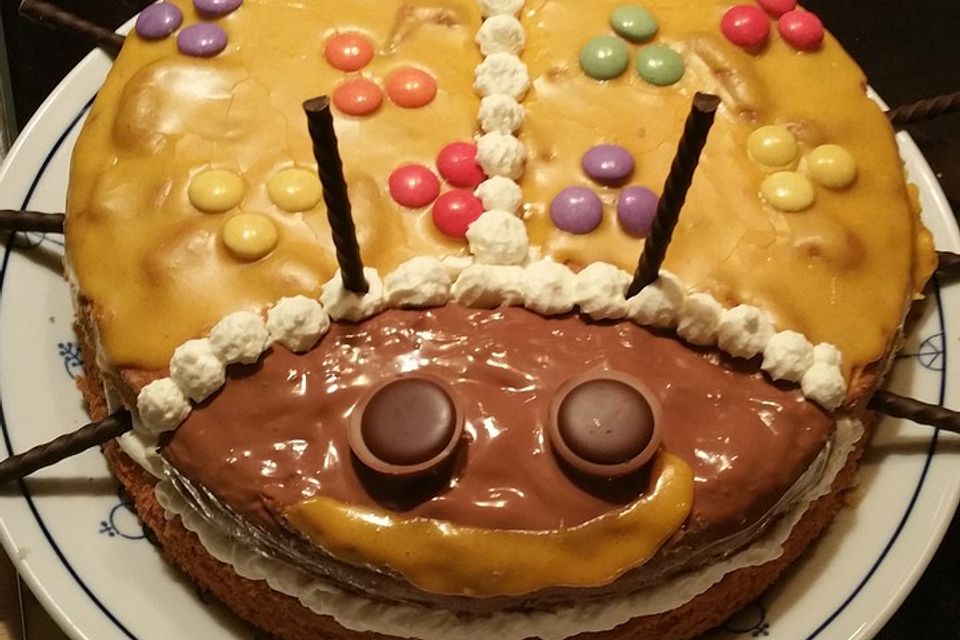 Kindertorte "Marienkäfer"