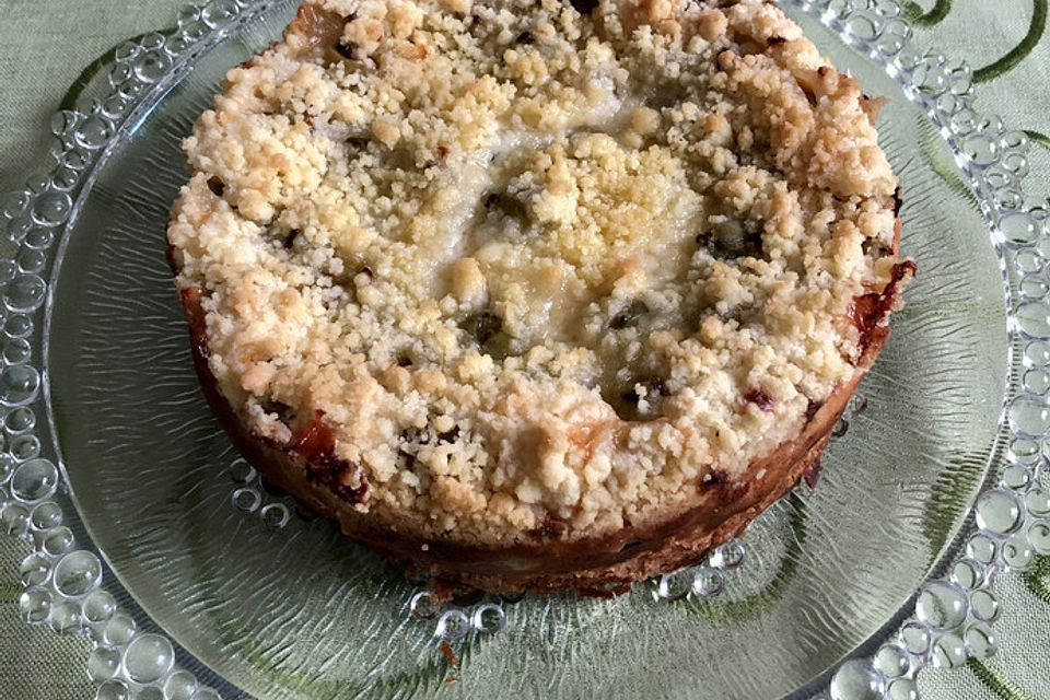 Stachelbeer - Streuselkuchen mit Quark