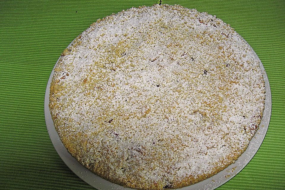 Stachelbeer - Streuselkuchen mit Quark