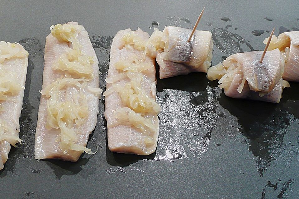 Fruchtiger Rollmopssalat