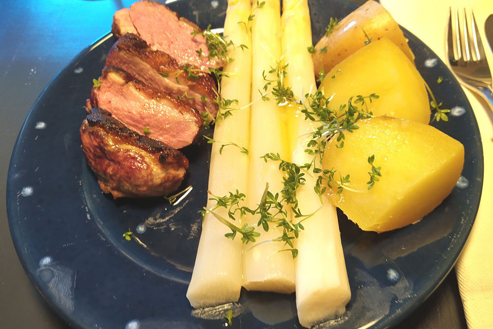 NT - Entenbrustfilet mit Spargel