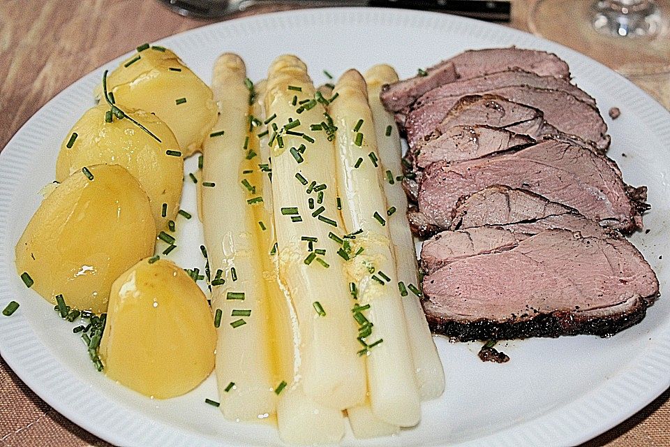 NT - Entenbrustfilet mit Spargel