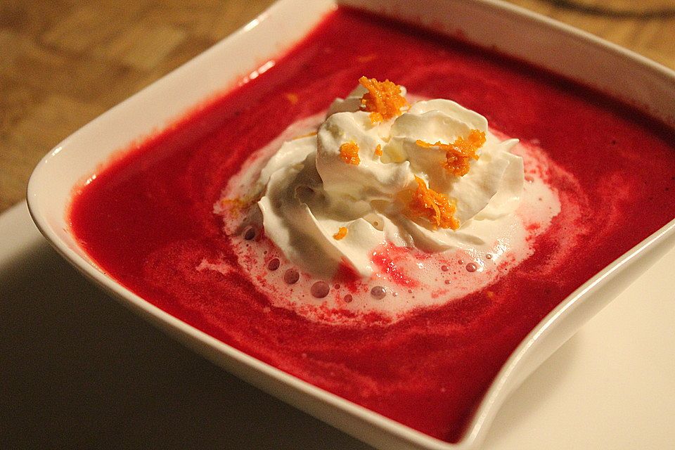 Rote Bete - Orangen - Suppe