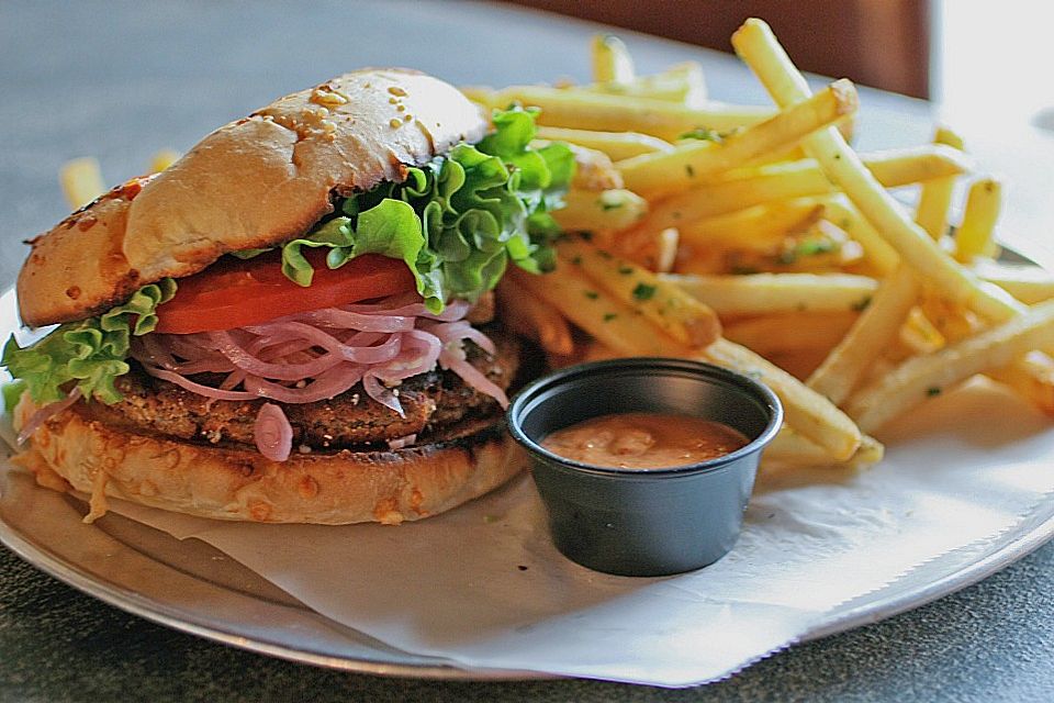 Möhren-Veggie-Burger