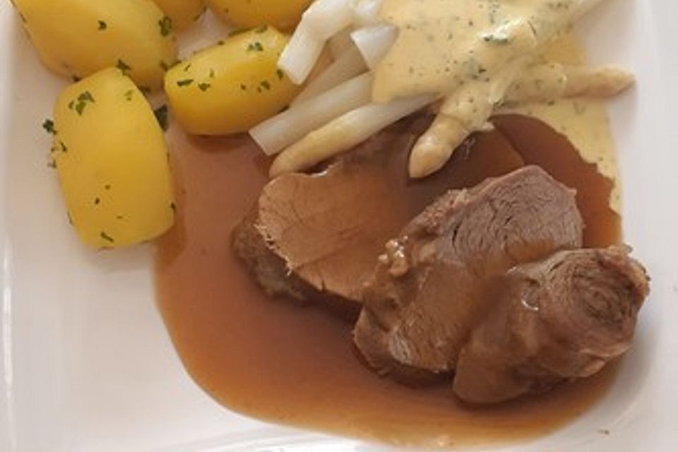 Kalbsbraten - butterweich und zart