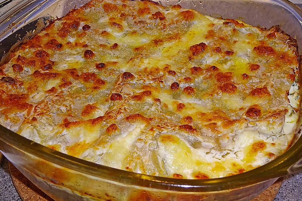 Vegetarische Kürbis-Mangold-Lasagne