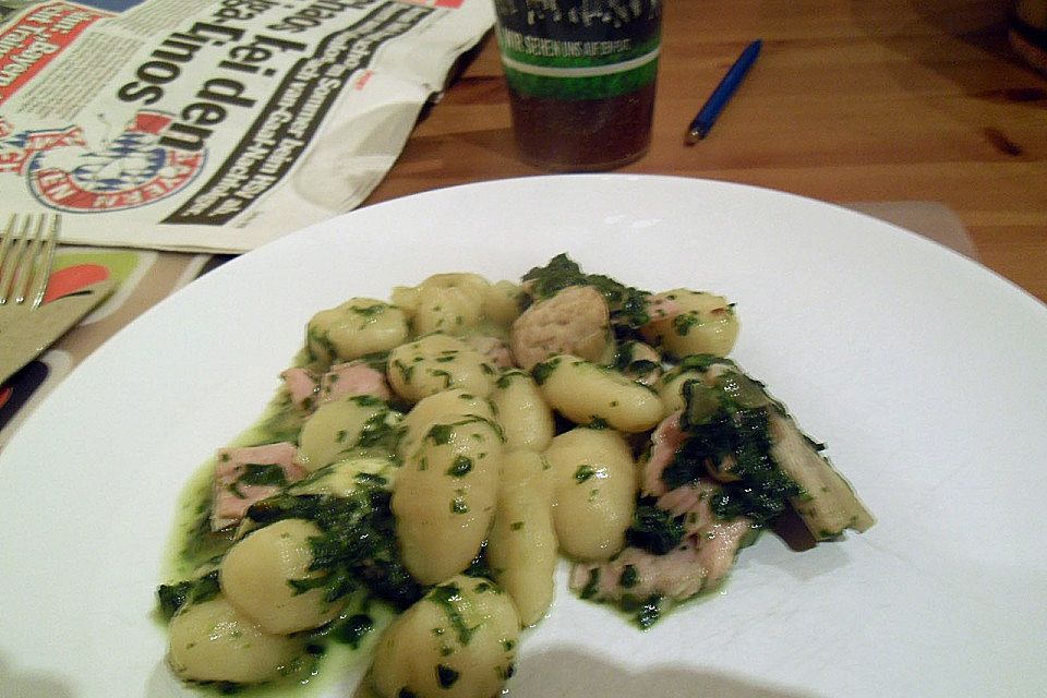 Gnocchi - Spinatauflauf