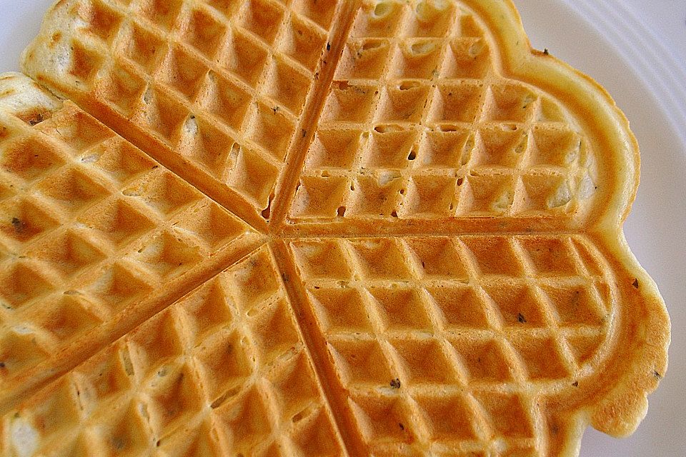 Kräuterbutter - Joghurt - Waffeln