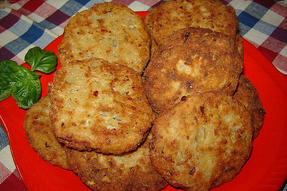 Haferflocken-Käse-Bratlinge