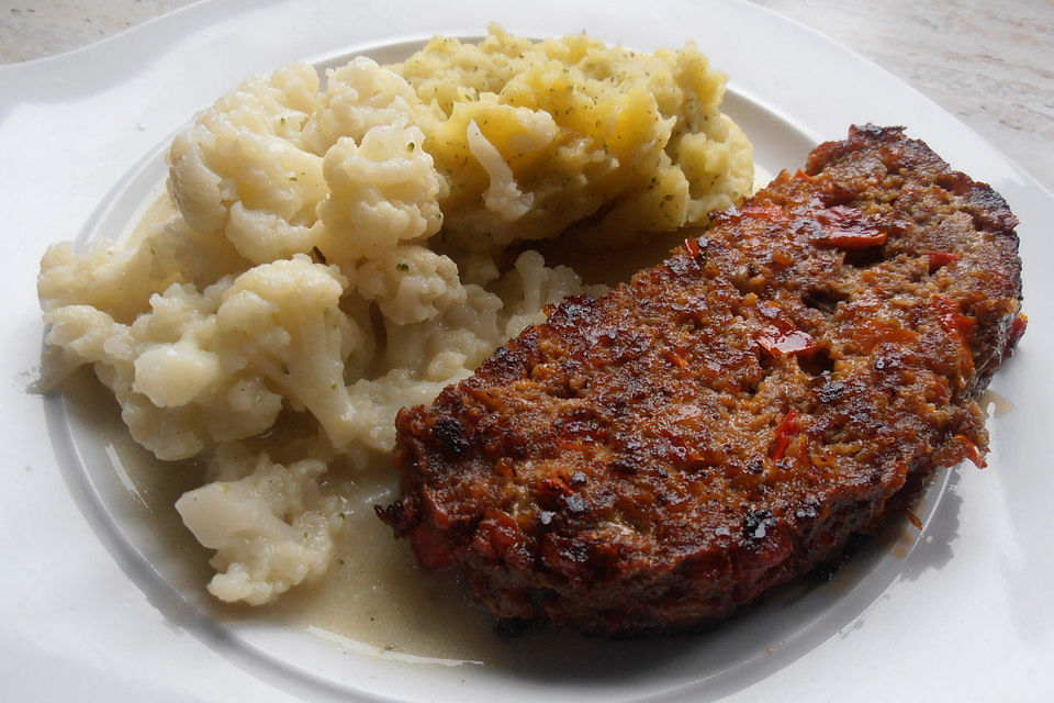 Einfacher Hackbraten