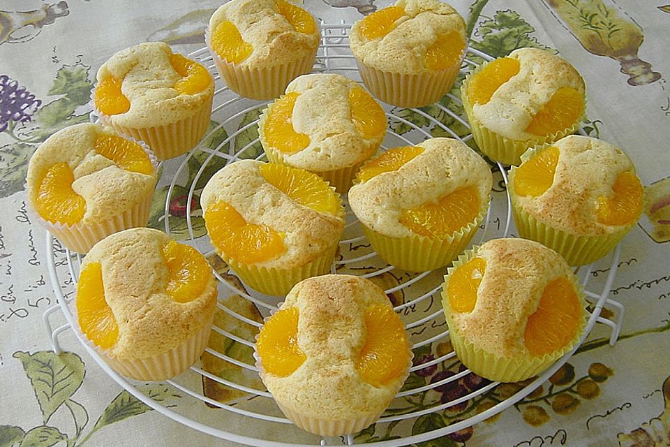 Eierlikör - Muffins mit Mandarinen