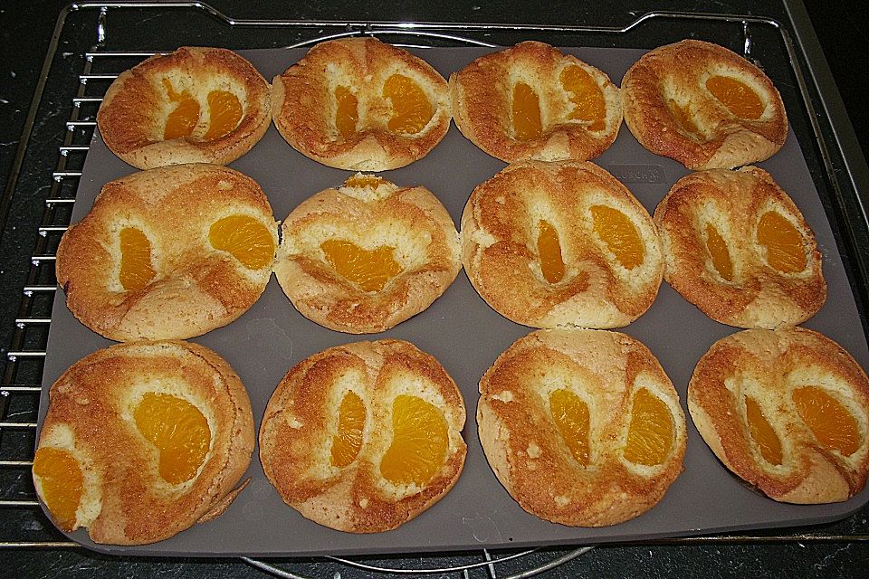 Eierlikör - Muffins mit Mandarinen