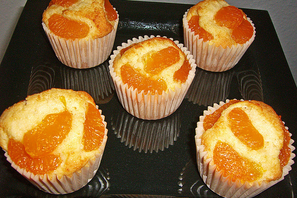 Eierlikör - Muffins mit Mandarinen