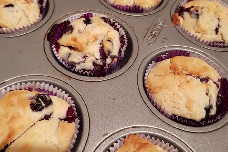 Blueberry - Zitronen - Muffins