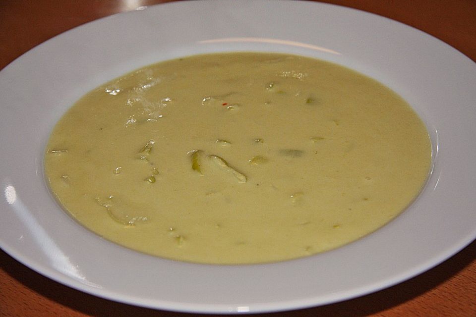 Lauchcremesuppe