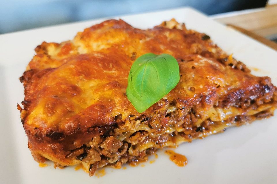 Hackfleisch - Lauch - Lasagne