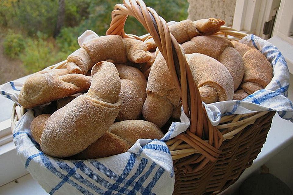 Martinshörnchen - vegan, ohne Zucker