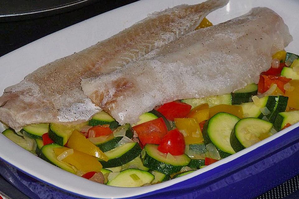 Fisch - Gemüse - Auflauf