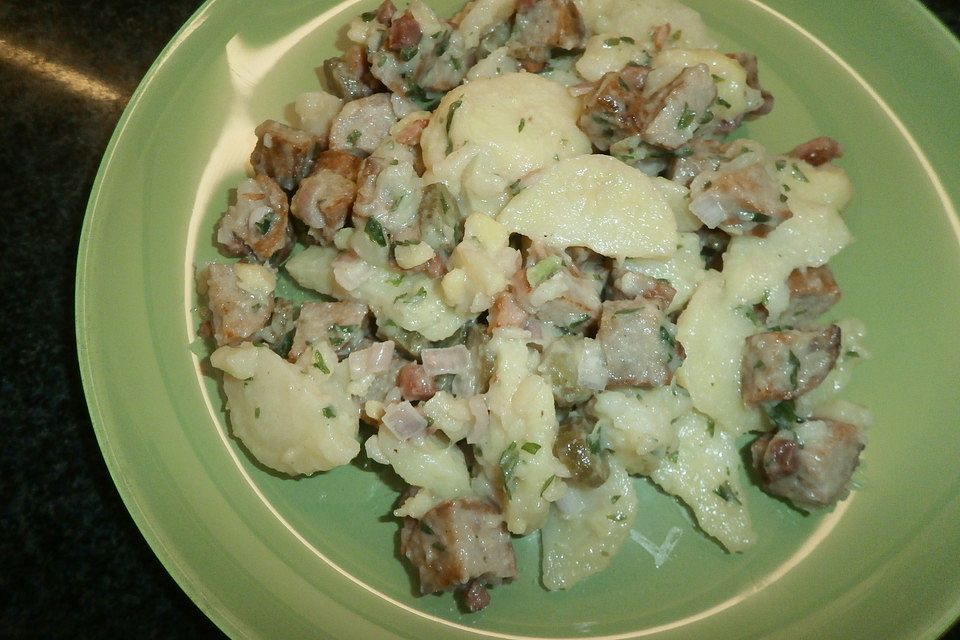 Fränkischer Bratwurstsalat