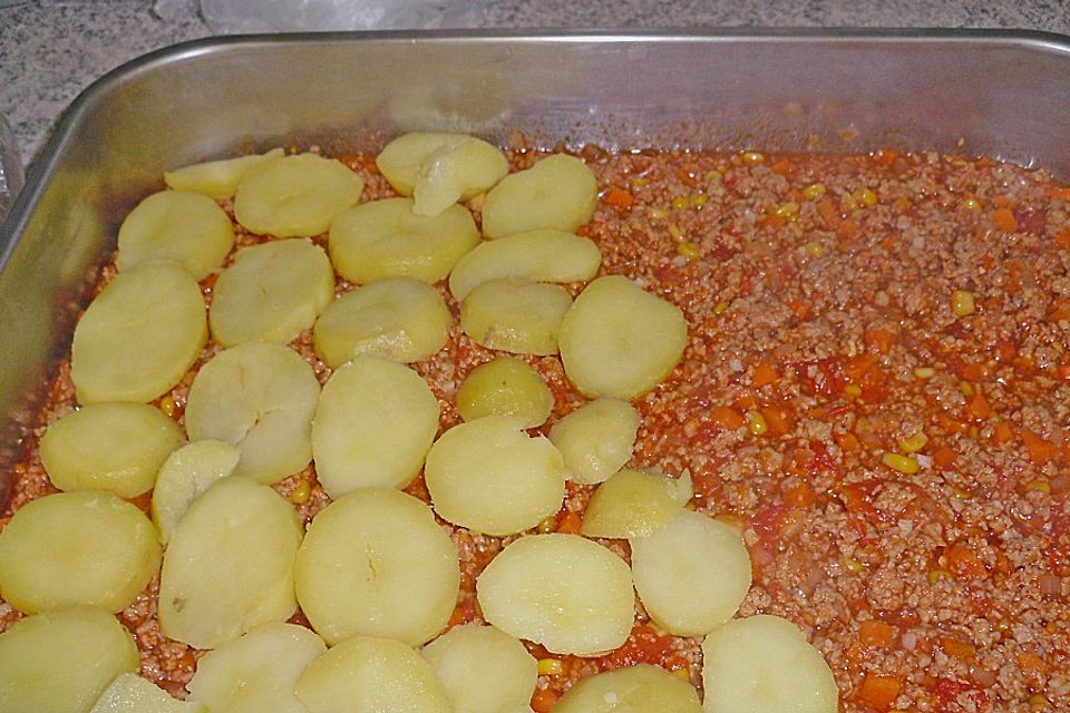 Kartoffelgratin a la Bolognese