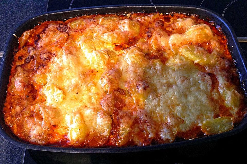 Kartoffelgratin a la Bolognese