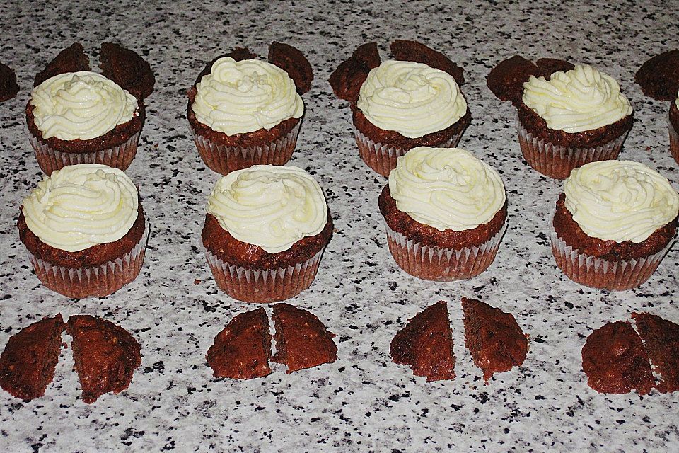 Schokoladige Schmetterlingscupcakes