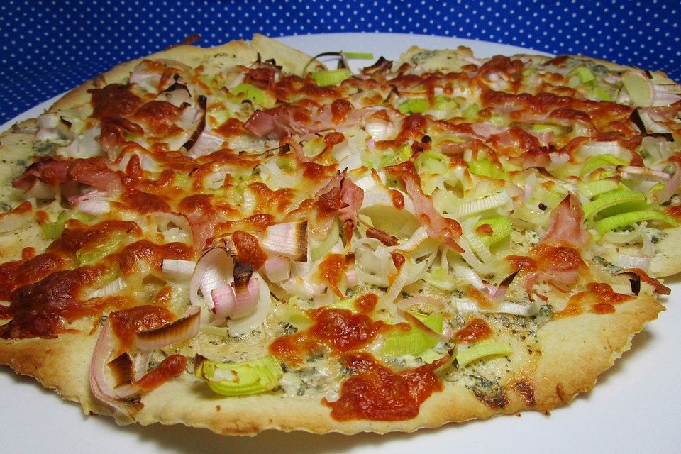 Lauch - Flammkuchen