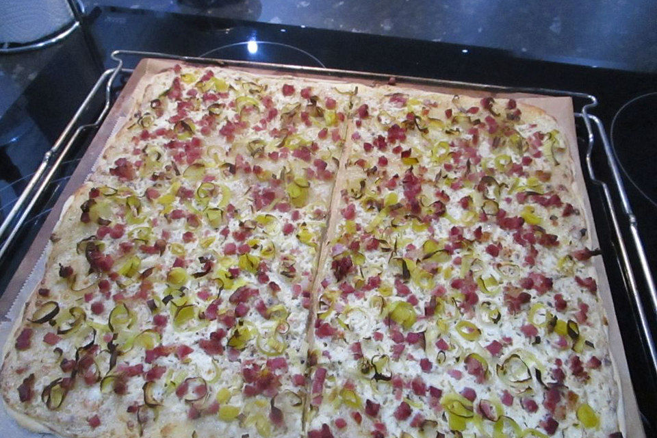 Lauch - Flammkuchen