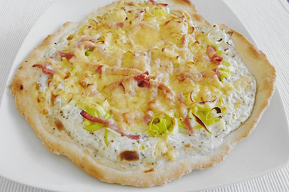 Lauch - Flammkuchen