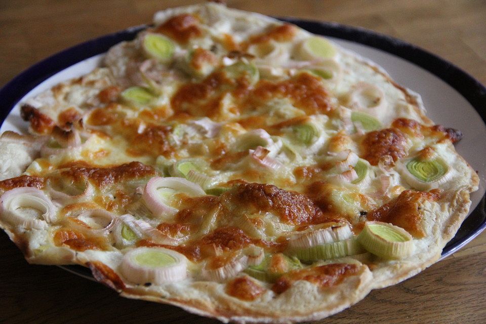 Lauch - Flammkuchen