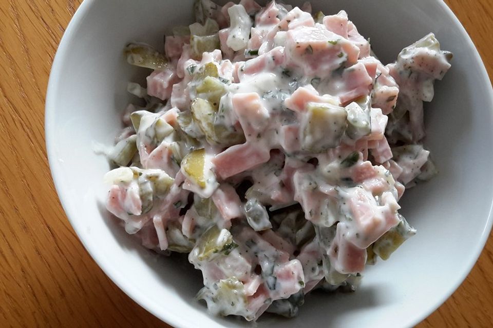 Fettarmer Fleischsalat