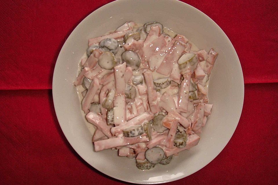 Fettarmer Fleischsalat