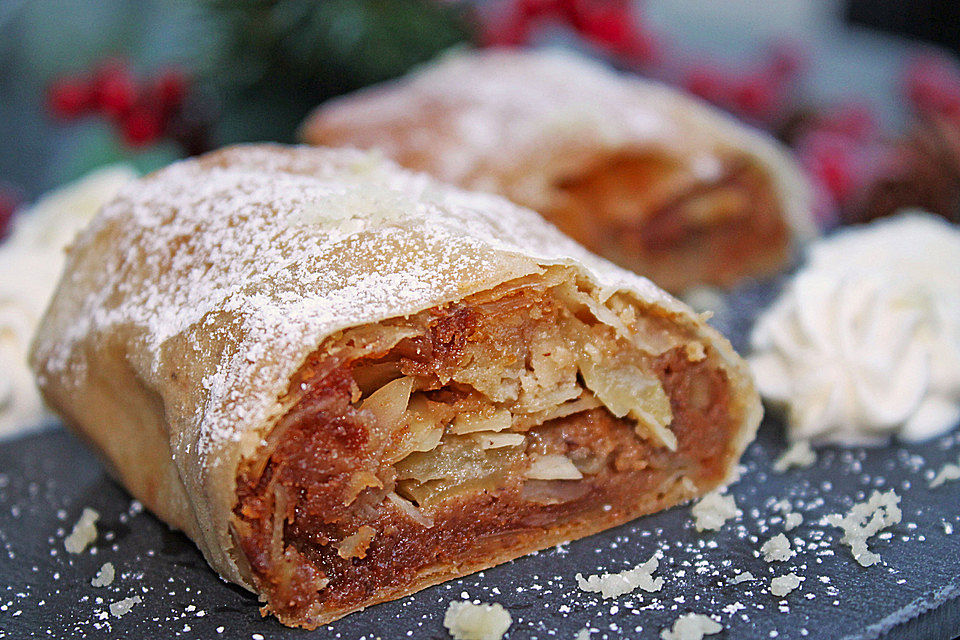 Lebkuchen - Birnen - Strudel