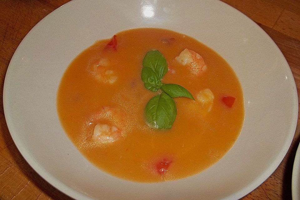 Schnelle mediterrane Fischsuppe