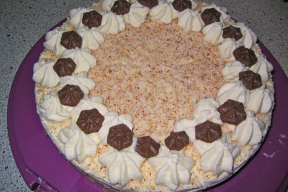 Zitronen - Kokos - Torte