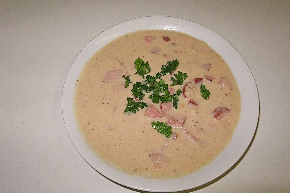 Kartoffel - Radieschensuppe