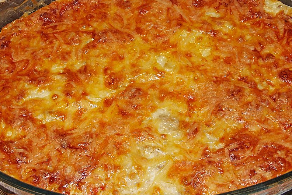 "Pie" mit Thunfisch