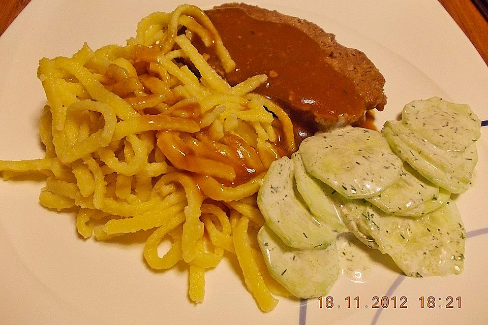 Hackbraten schnell und lecker