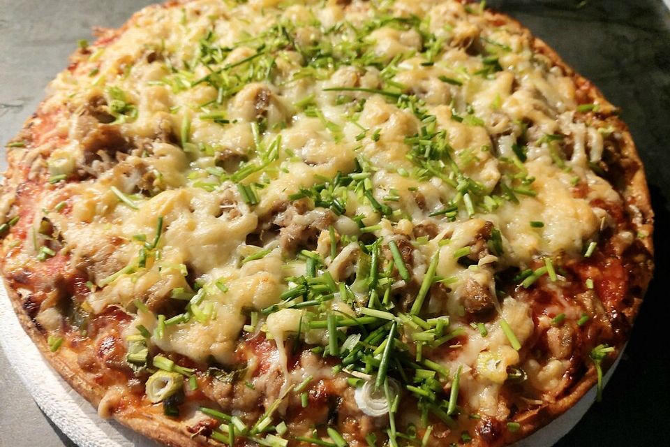 Thunfischpizza