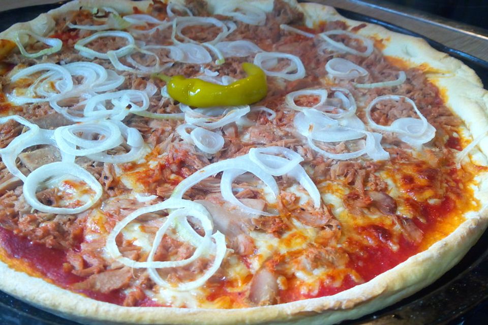 Thunfischpizza