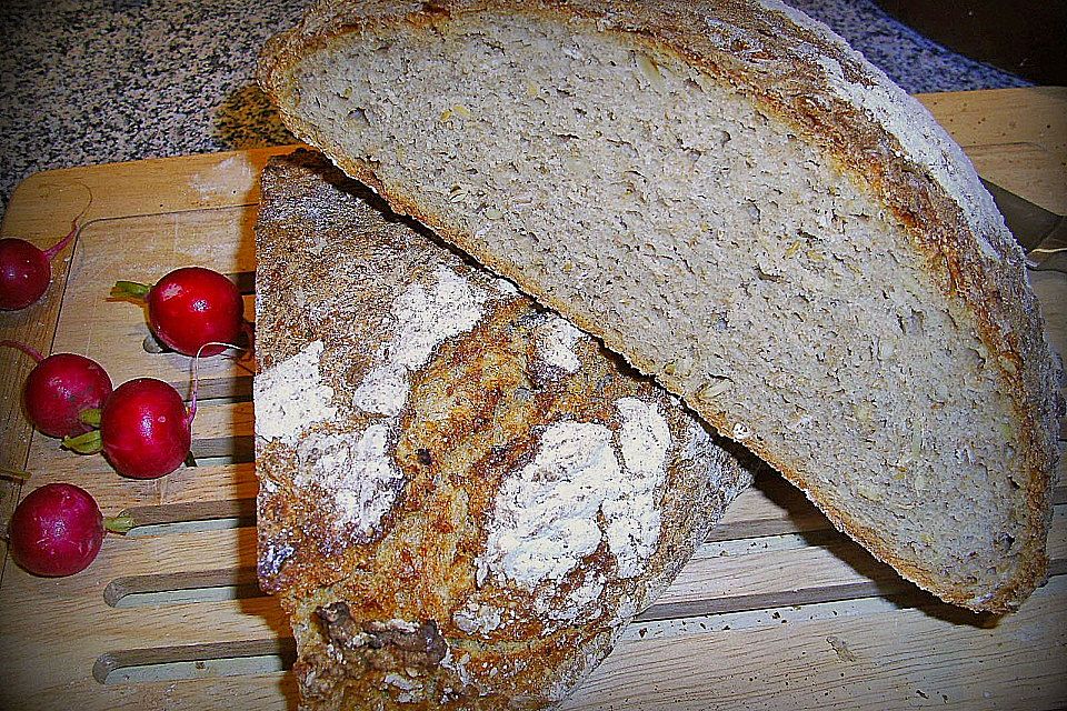 Buttermilchkartoffelbrot mit Sauerteig