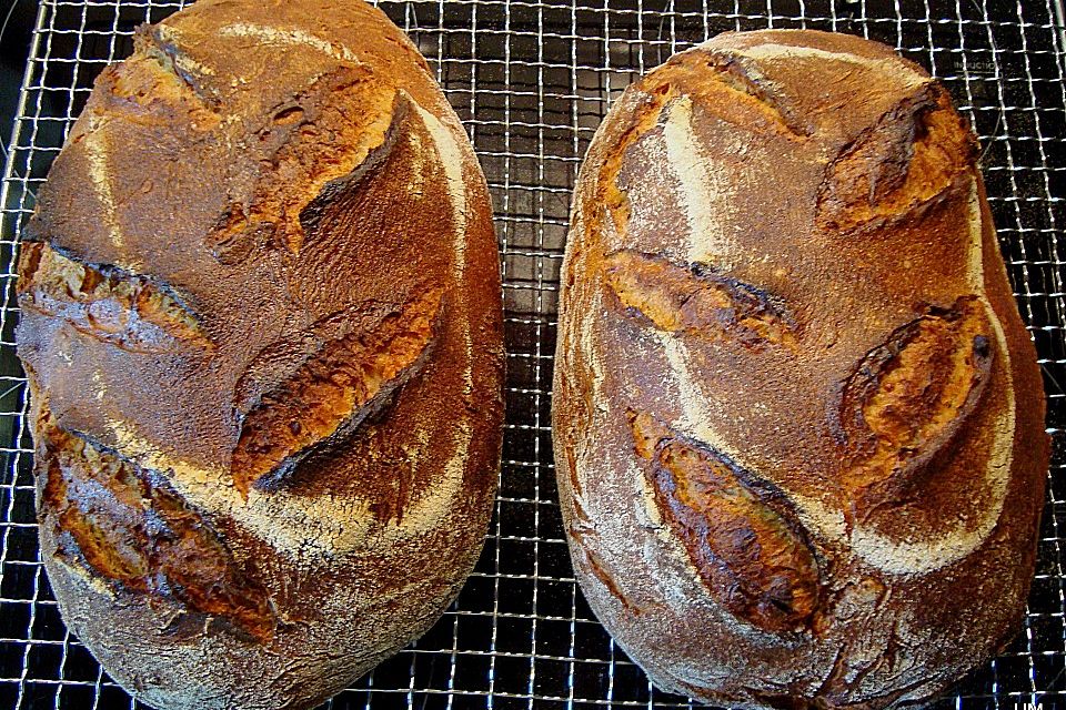 Buttermilchkartoffelbrot mit Sauerteig