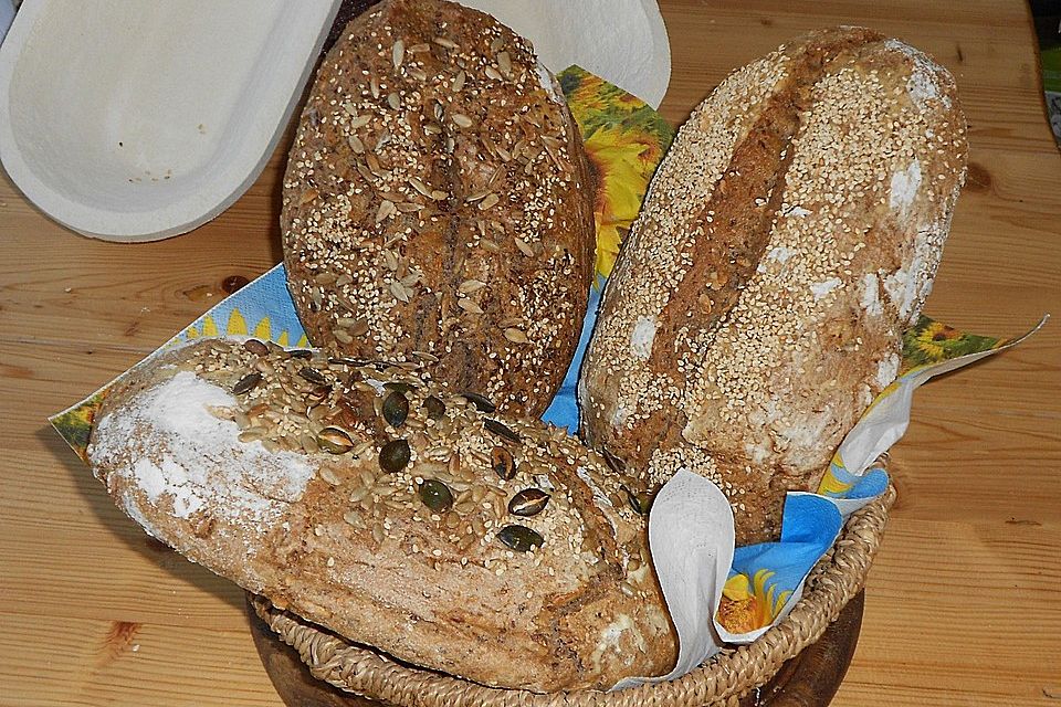 Buttermilchkartoffelbrot mit Sauerteig